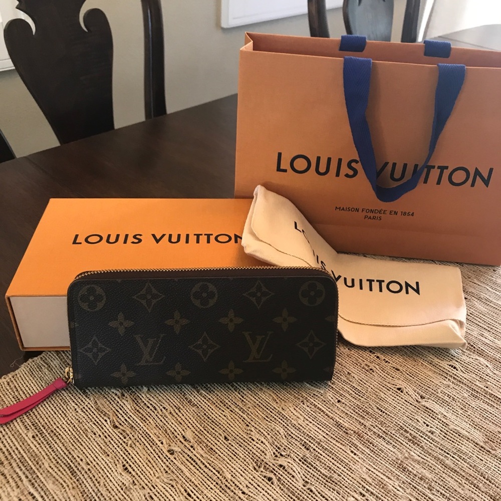 Authentic Louis Vuitton Clemence wallet